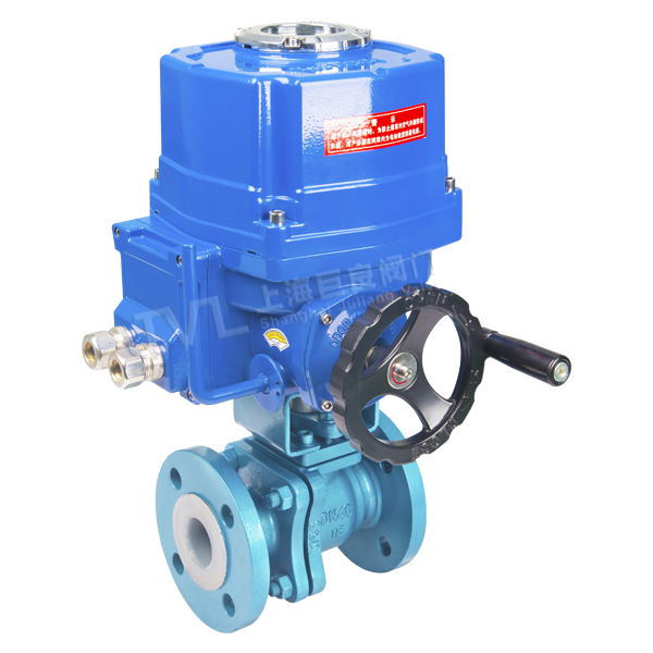 JL900-Q10 / Electric Fully Fluorine Lined Ball Valve
