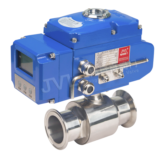 JL900-Q7 / Electric Three-way Sanitary Degree Clamp Ball Valve