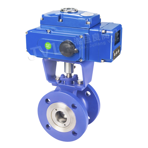 JL900-Q5 / Electric V-type Flanged Ball Valve