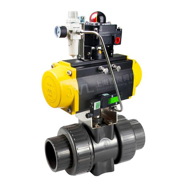 JL600-Q8 / Pneumatic Plastic Union Ball Valve