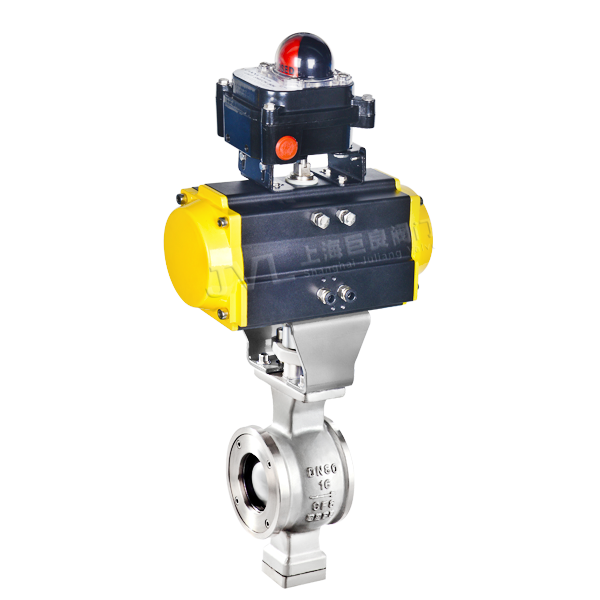 JL600-Q5 / Pneumatic V-type Wafer Ball Valve