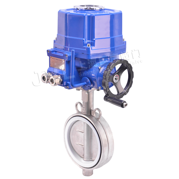 JL900-D1 / Electric Half Fluorine Lined Butterfly Valve