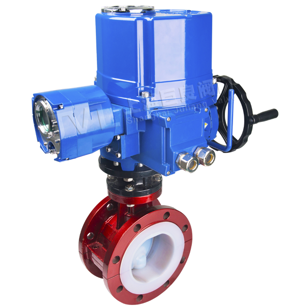 JL900-D6 / Electric Fully Fluorine Lined Butterfly Valve