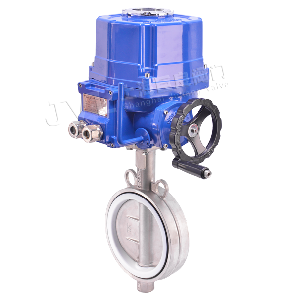 JL900-D1 / Electric Half Fluorine Lined Butterfly Valve