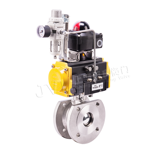 JL600-Q6 / Pneumatic Thin Type Ball Valve