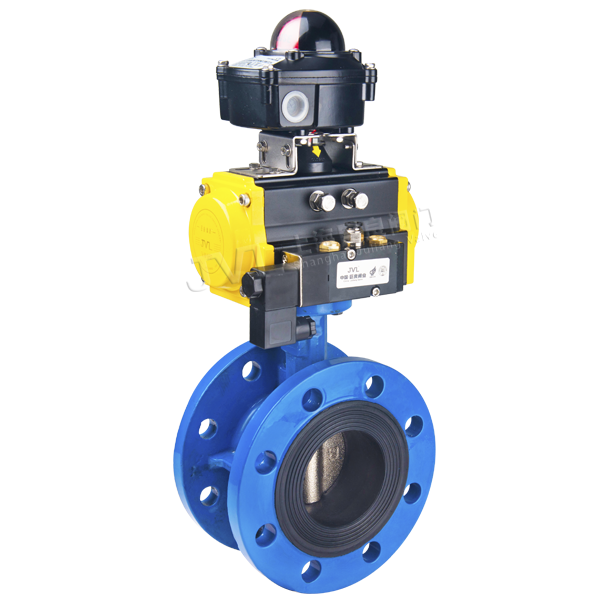 JL600-D1 / Pneumatic Midline Soft Seal Butterfly Valve