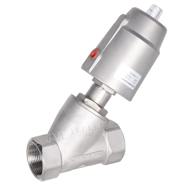 JL2002-J3 / Pneumatic Stainless Steel Actuator Angle Seat Valve