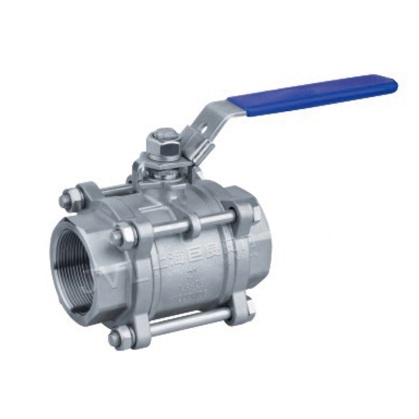 Three-piece Female Thread/Socket Weld Ball Valve (High Mounting)