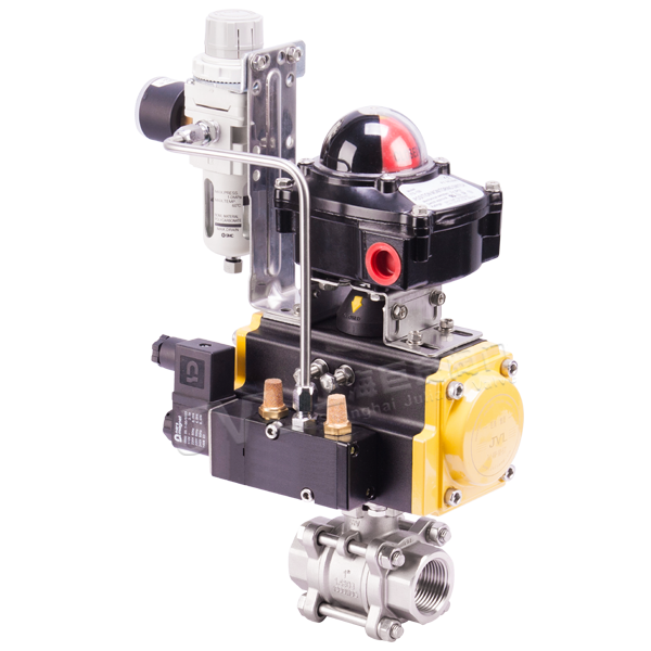 JL600-Q5 / Pneumatic V-type Full Bore Ball Valve