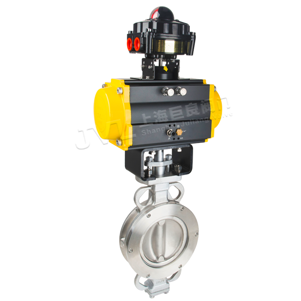 JL600-D5 / Pneumatic Double-eccentric Ventilation Butterfly Valve