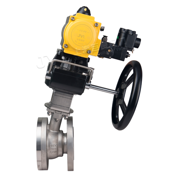 JL600-Q14 / Pneumatic Diagonal Rod Tank Bottom Valve