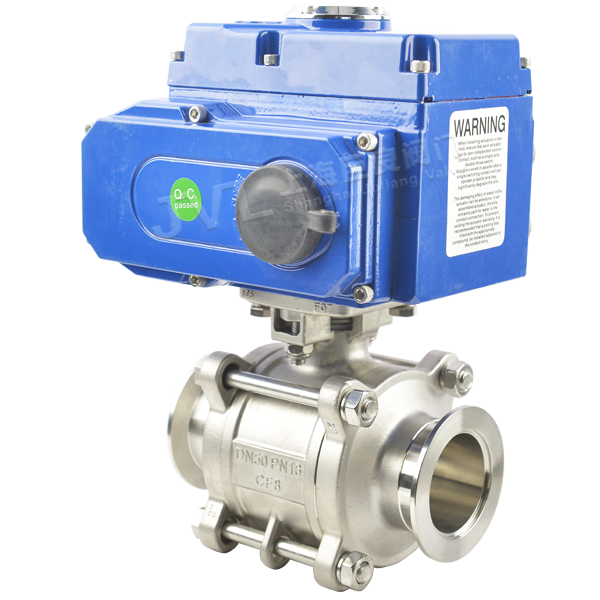 JL900-Q9 / Electric KF Chuck Plate Ball Valve