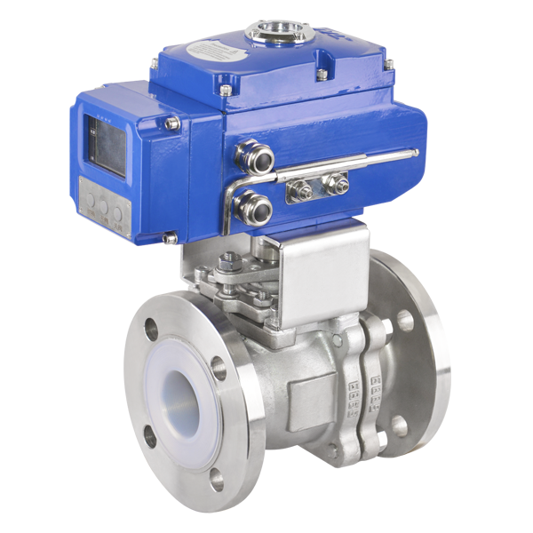 JL900-Q10 / Electric Fully Fluorine Lined Ball Valve
