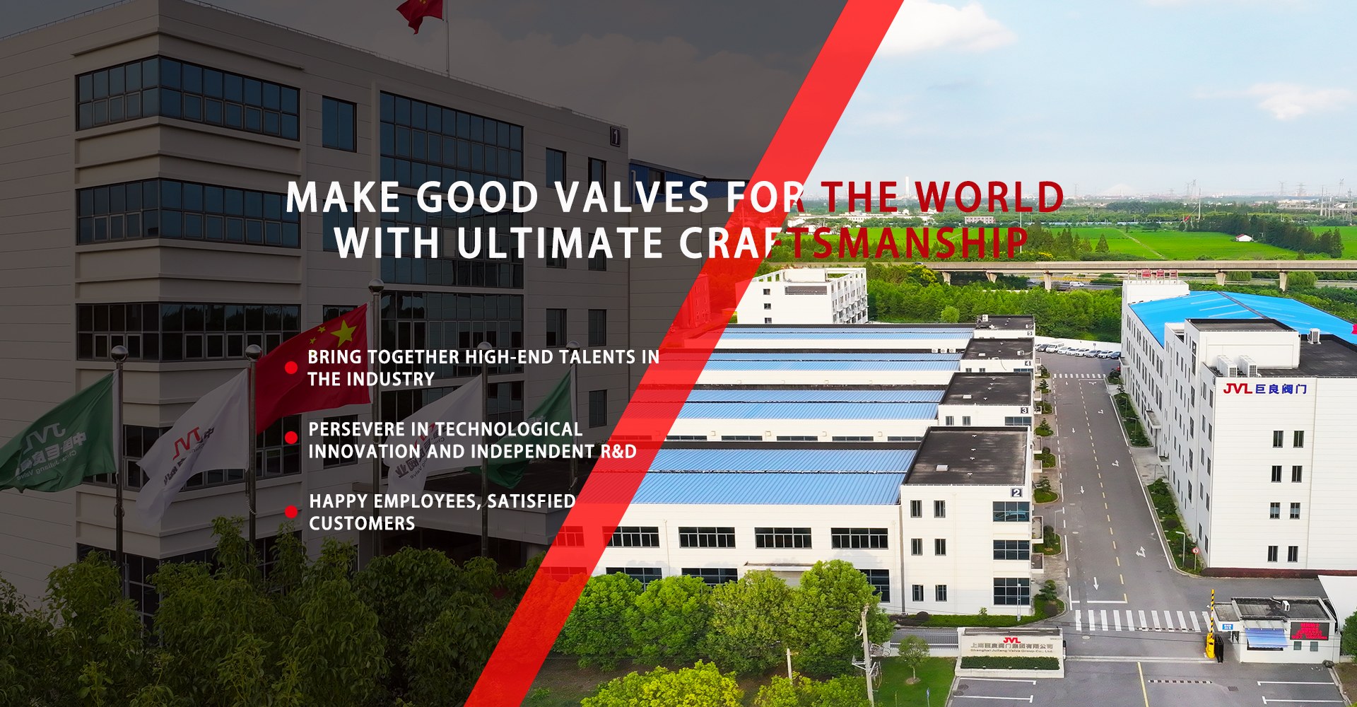 Industrial valve manufacturer with modern production facilities and advanced val