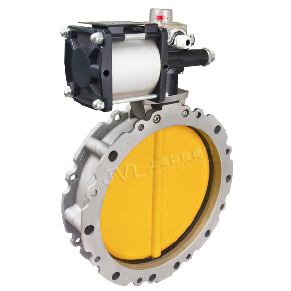 JL600-D8 / Pneumatic Powder Butterfly Valve